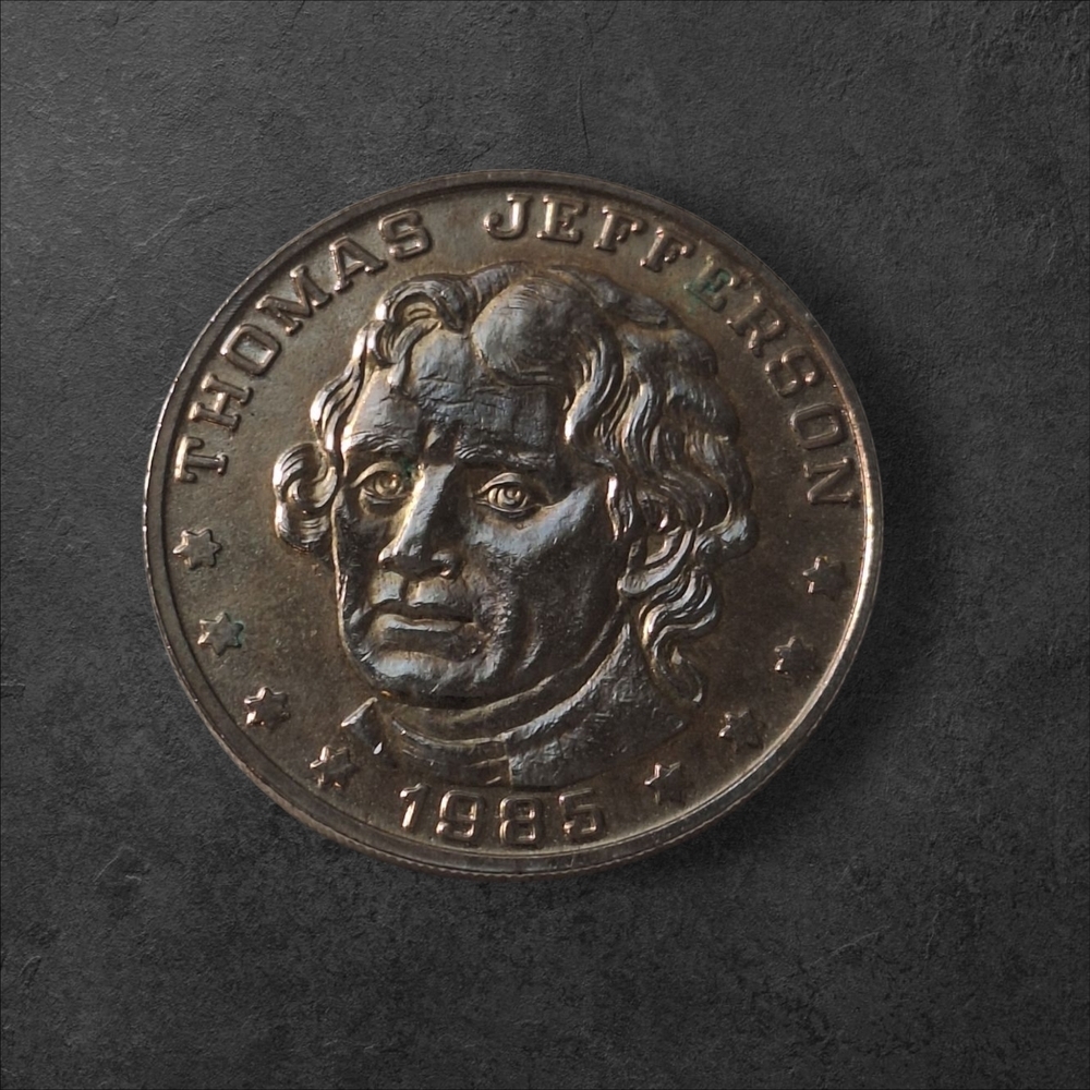 1985 Thomas Jefferson Double Eagle Medal